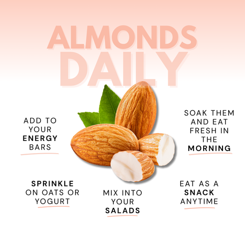 Premium Whole Almonds | Rich in Vitamin E, Healthy Fats & Naturally Crunchy | 100g Pack